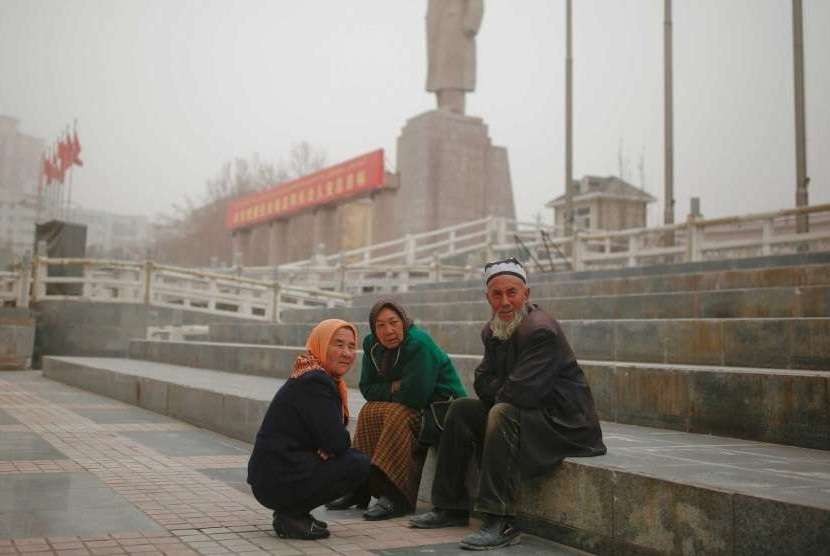 Anak muslim Uighur