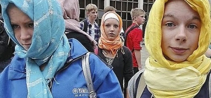 Muslimah Denmark (ilustrasi).