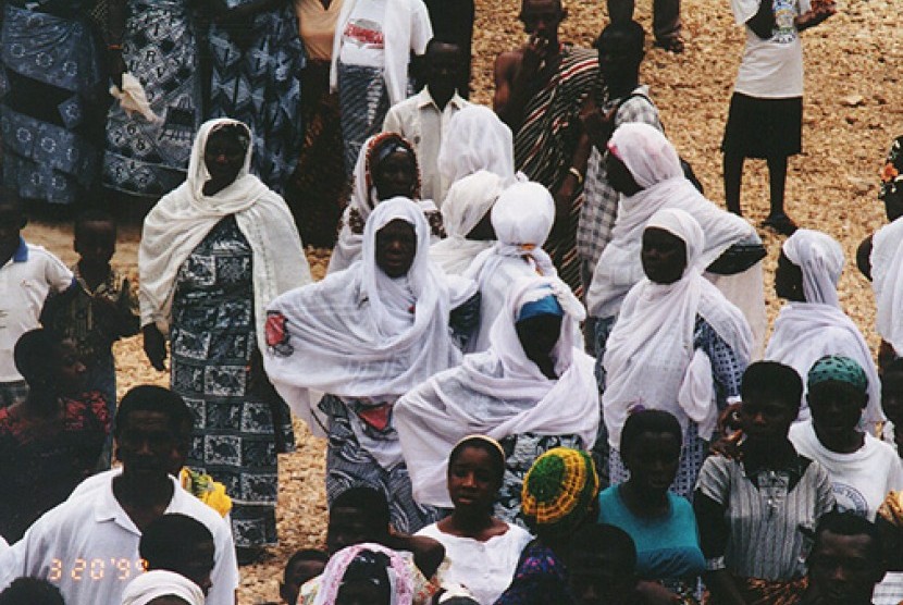Muslimah di Ghana.