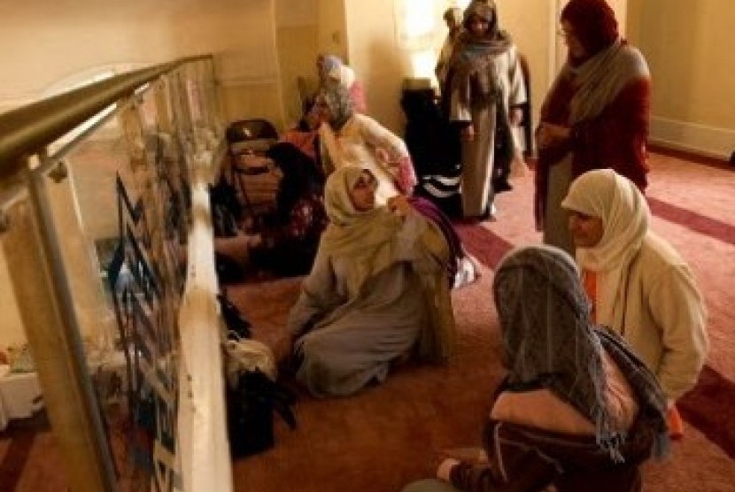 Muslimah di South Jersey tengah mengikuti kajian keagamaan di Islamic Center South Jersey, Amerika Serikat (Ilustrasi)
