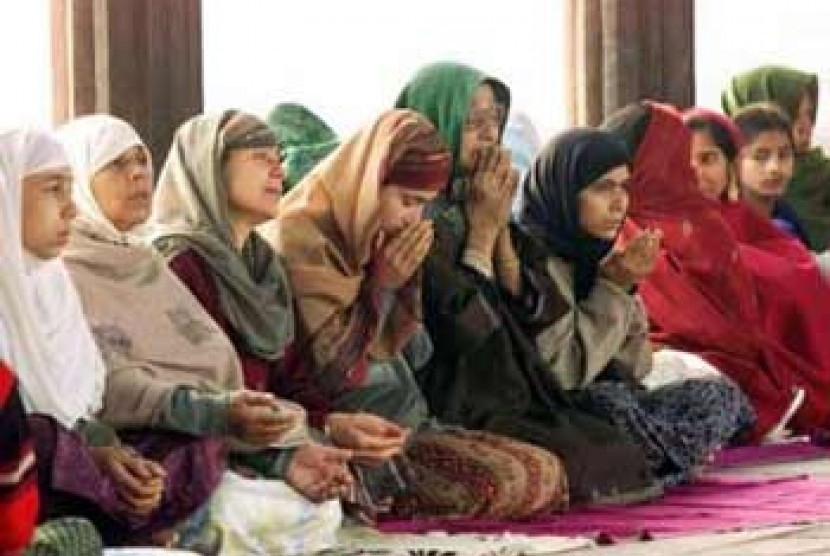 Dewan Muslim Sebut Muslimah India tak Dilarang Shalat Jumat. Muslimah India (ilustrasi)