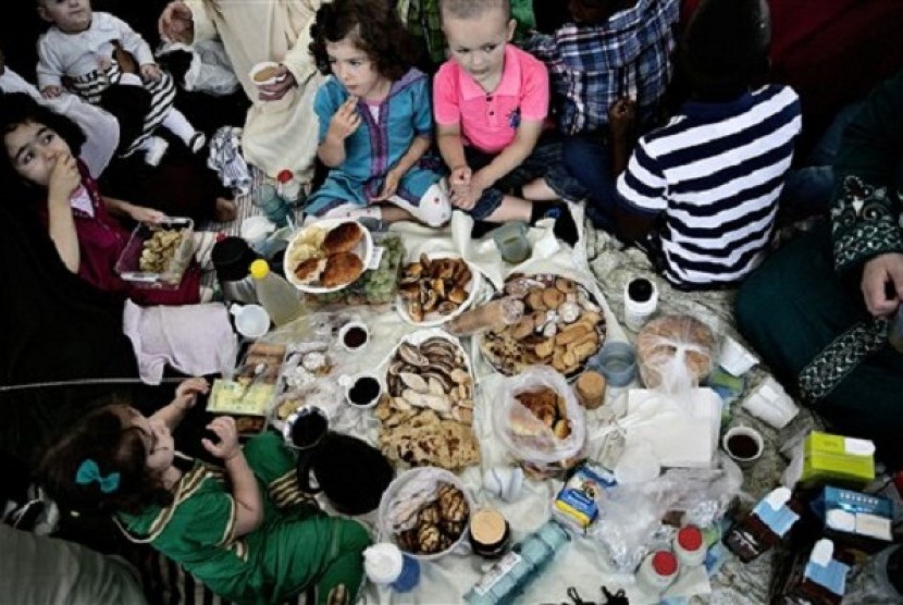 Muslims in Denmark celebrate Eid al-Fitr in Valby, Copenhagen, Thursday, Aug. 8, 2013. Eid al-Fitr marks the end of the holy month of Ramadan, during which Muslims all over the world fast from sunrise to sunset. 