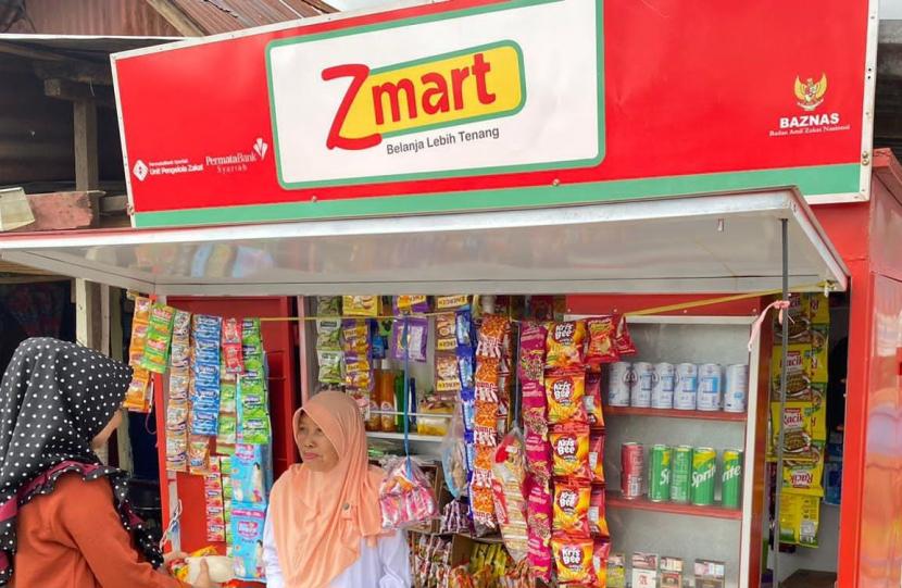 Mustahik penerima manfaat program Zmart BAZNAS yang berada di Kelurahan Sei Lais, Kota Palembang, Sumatra Selatan.