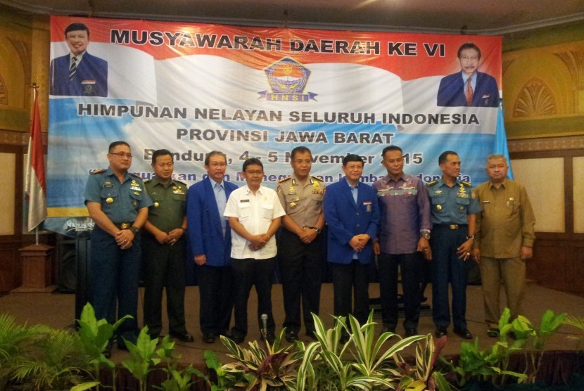 Musyawarah Daerah Himpunan Nelayan Seluruh Indonesia (HNSI) Provinsi Jabar ke-6 di Bandung, Selasa (4/11). 