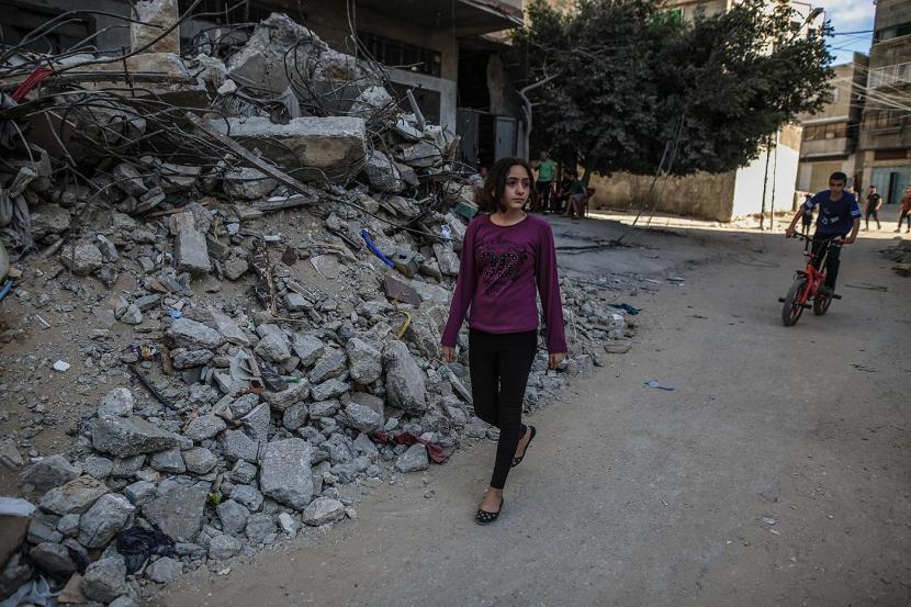 Nadine Abdullatif, anak 10 tahun yang menunjukkan penderitaan anak-anak di Gaza