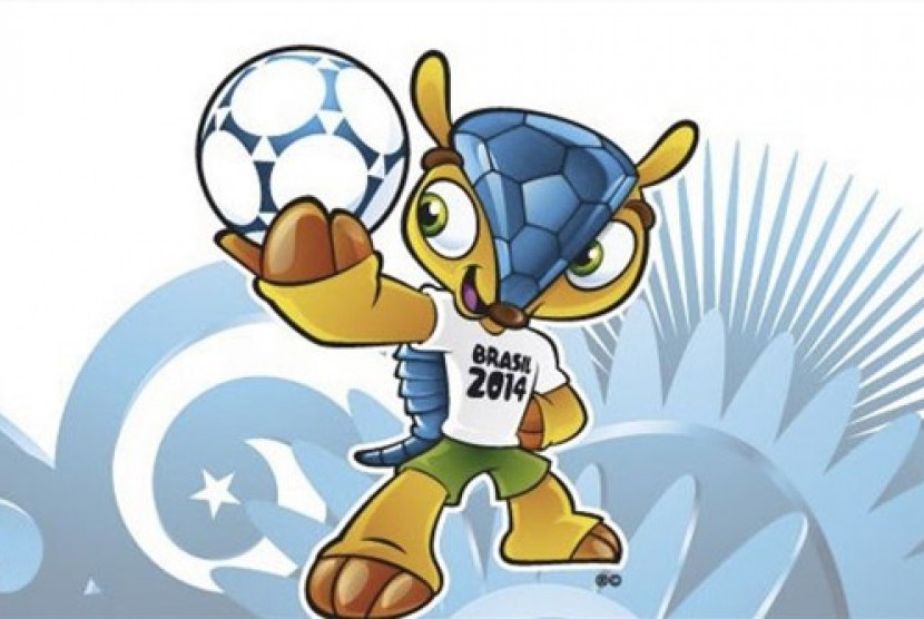 Nama resmi untuk maskot Piala Dunia 2014 adalah Fuleco.