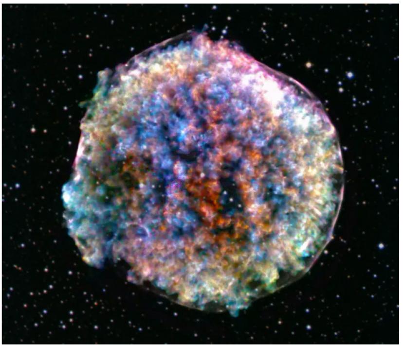 Superkomputer Australia berhasil ciptakan gambar sisa supernova dengan kumpulan data (Foto: ilustrasi supernova)
