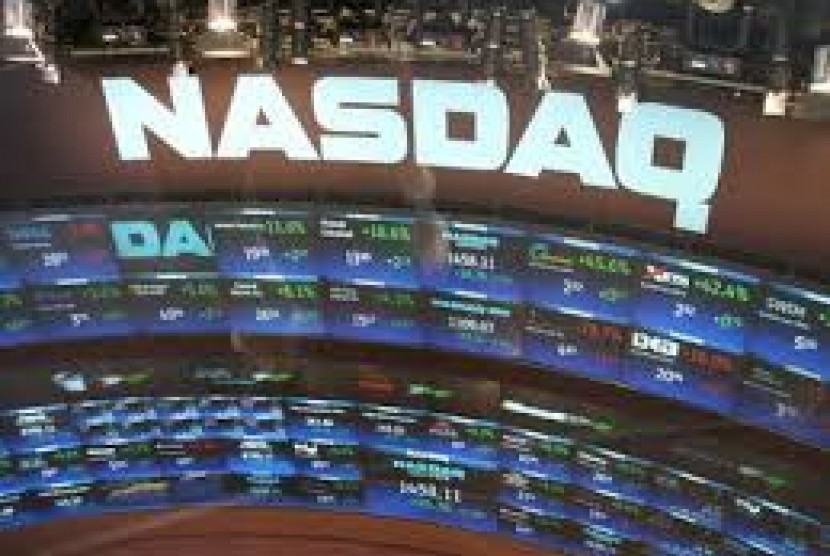 Nasdaq. Tiga indeks utama Wall Street menguat pada akhir perdagangan Selasa (24/6). Nasdaq membukukan rekor penutupan tertinggi kelima bulan ini.