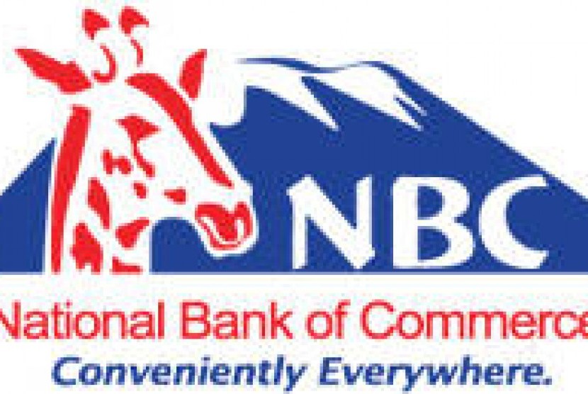 Logo National Bank of Commerce (NBC), salah satu bank syariah di Tanzania.