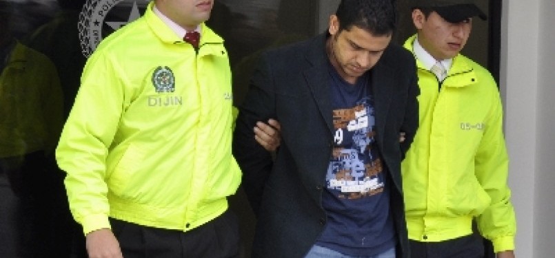 Nazaruddin ditangkap di Kolombia.