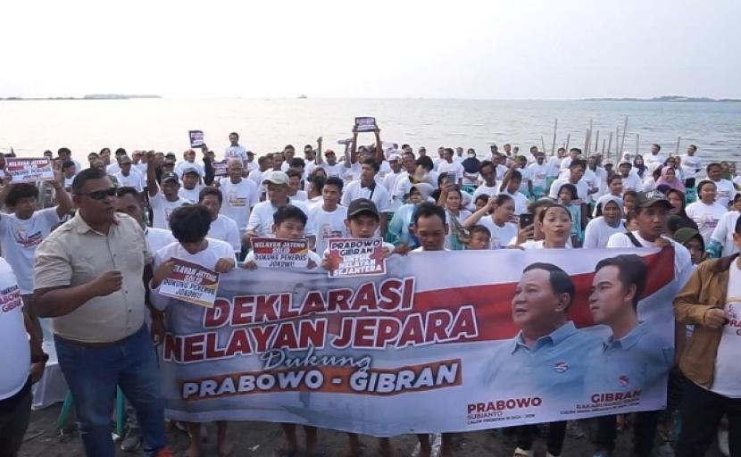 Ratusan nelayan menitipkan harapan mereka untuk Prabowo Gibran 