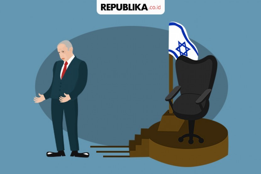 Netanyahu terancam lengser (ilustrasi).