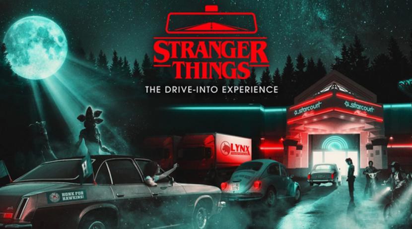 Netflix berencana untuk meluncurkan Stranger Things: The Drive-Into Experience di Los Angeles, AS.
