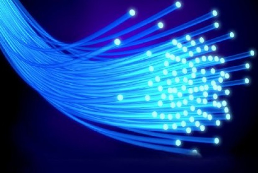 Network fiber optic cable, illustration, file photo