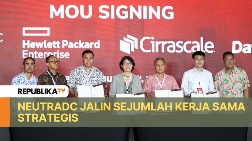 NeutraDC melakukan kerja sama strategis bersama PT Hewlett Packard Enterprise (HPE) Indonesia, DataCanvas Limited, dan Cirrascale Pte. Ltd.