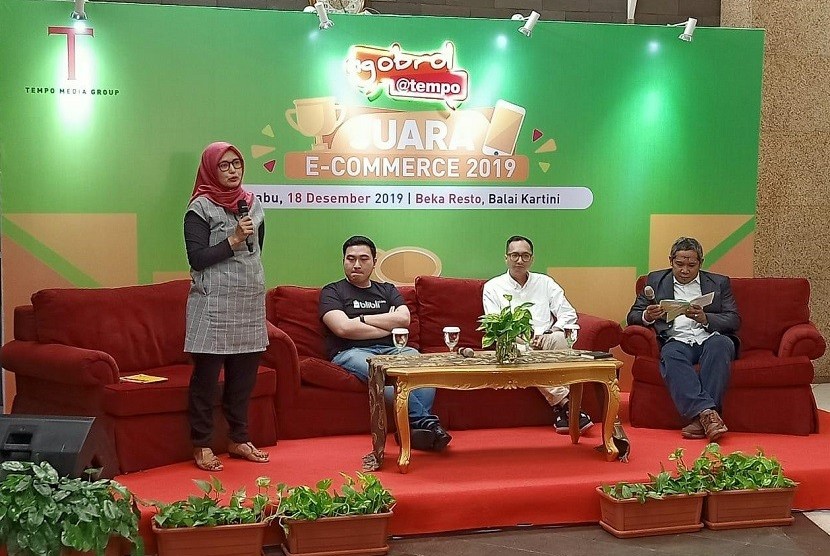 Ngobrol@Tempo tentang e-commerce di Jakarta.