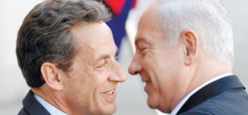 Nicolas Sarkozy dan Benjamin Netanyahu