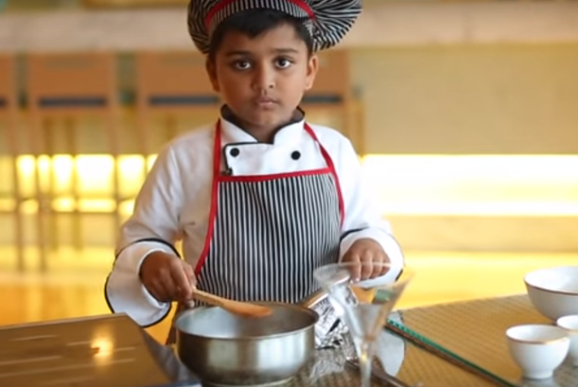 Nihal Raj alias Kicha, koki cilik yang popular di Youtube