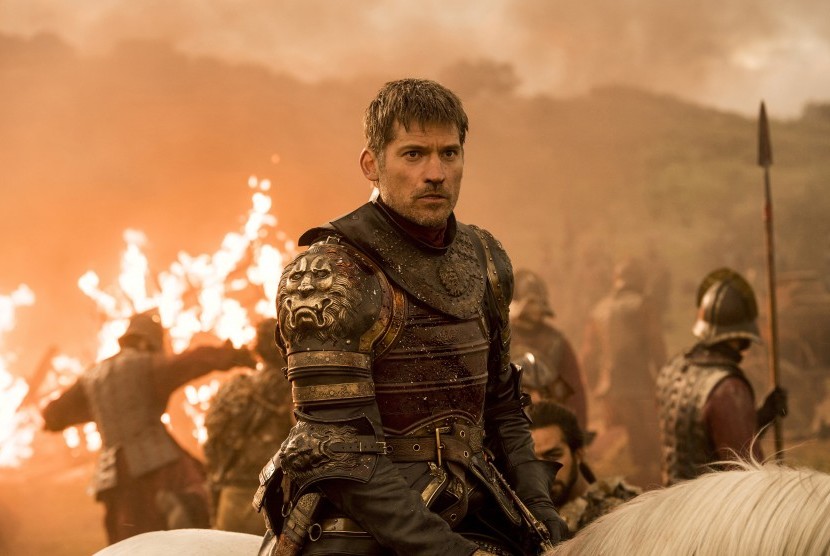 Nikolaj Coster-Waldau yang berperan sebagai Jaime Lannister dalam episode Game of Throne yang tayang di HBO. Episode terbaru serial ini diretas dan dibocorkan secara daring.