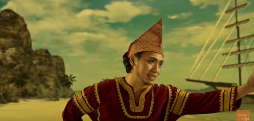 Nino Prabowo dalam drama musikal Malin Kundang tayang di Youtube IndonesiaKaya sejak Kamis (23/7).