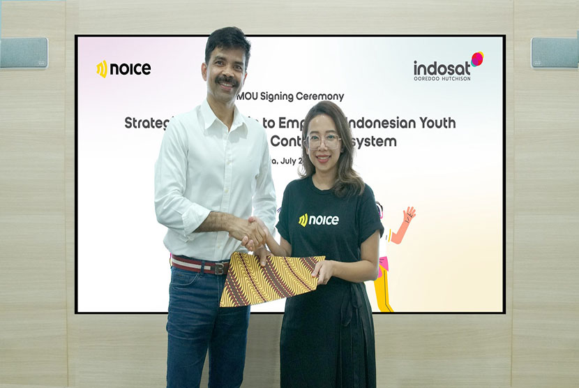Noice bekerja sama dengan Indosat untuk mengembangkan industri konten kreatif di Indonesia