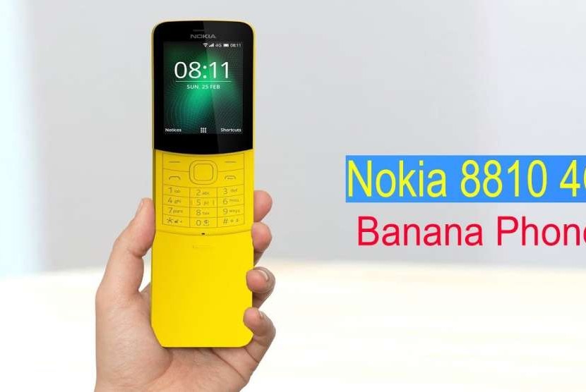 Nokia 8110 4G atau Nokia Pisang