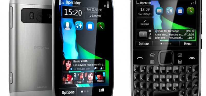 Nokia E6 dan X7
