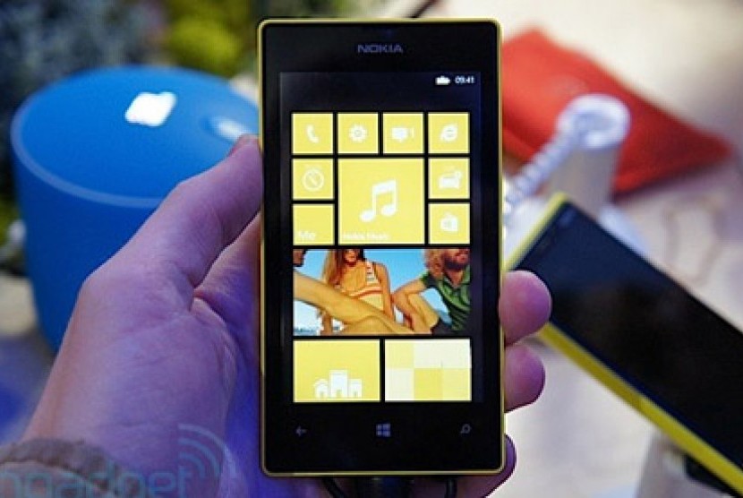 Nokia Lumia 520.