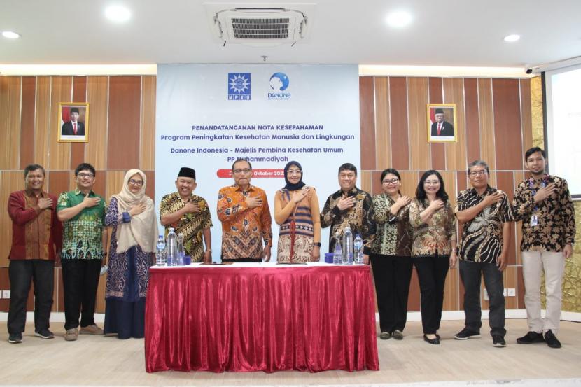 Nota kesepahaman Danone Indonesia dan MPKU PP Muhammadiyah