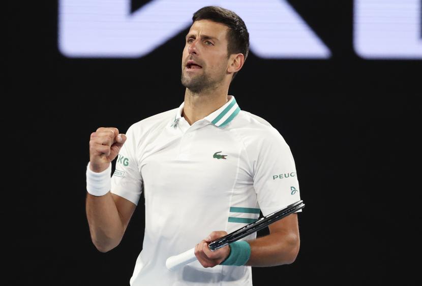 Novak Djokovic petenis dari Serbia.