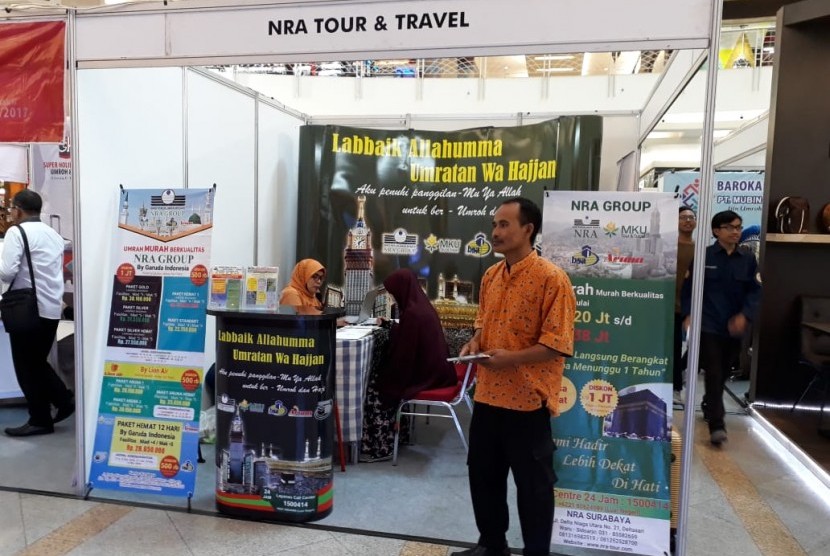NRA Group mengikuti pameran umrah dan haji yang digelar di Surabaya, 15-21 Oktober 2018.