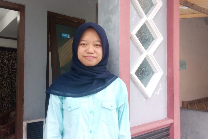 Nurul Rusmavita, salah satu mahasiswa bidikmisi Universitas Negeri Yogyakarta (UNY).