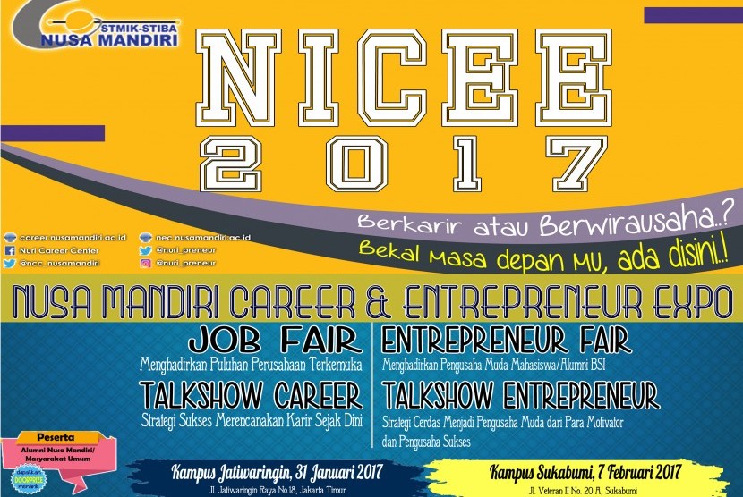 Nusa Mandiri Career.