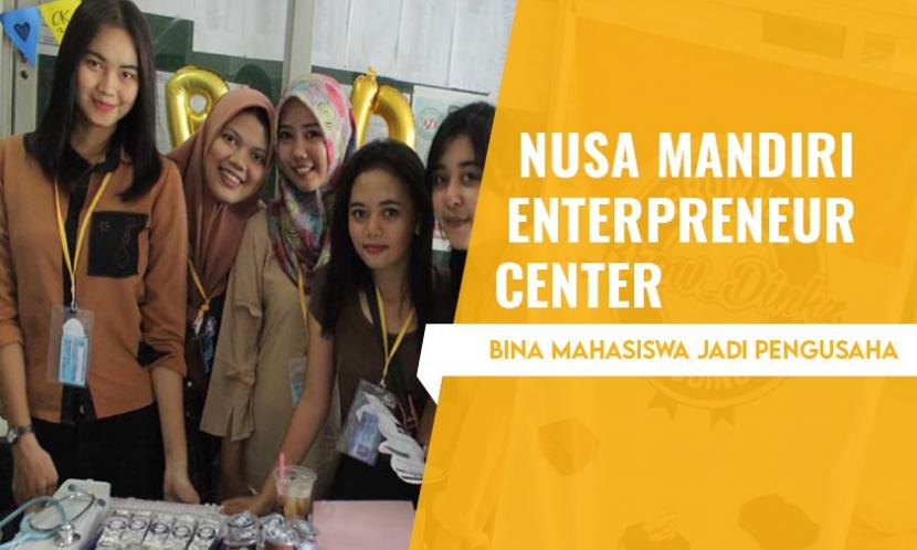 Nusa Mandiri Entrepreneur Center (NEC) mendorong mahasiswa STMIK Nusa Mandiri agar menjadi pengusaha.