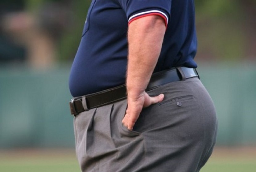 Obesitas terjadi karena tingginya asupan makanan yang dikonsumsi.