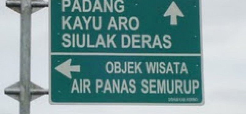 Objek wisata air panas Semurup. (ilustrasi)