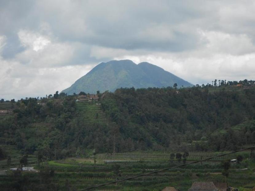 Objek wisata Ketep Pass di Kabupaten Magelang, Jawa Tengah.