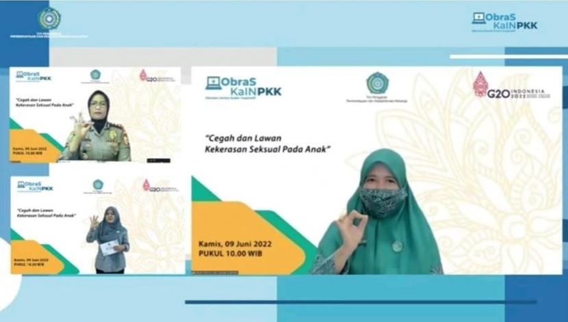 ObraS KaIN PKK Angkat Tema Cegah dan Lawan Kekerasan Seksual Pada Anak