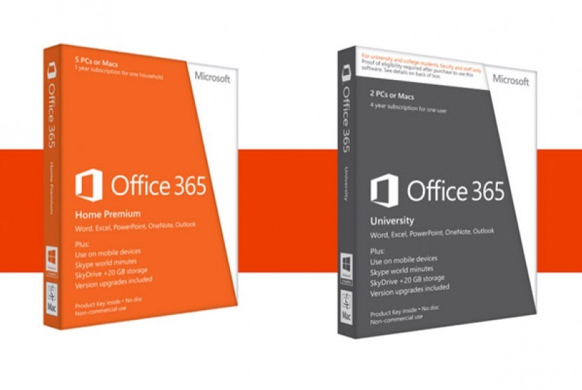 Office 365 Home Premium dan Office 365 University
