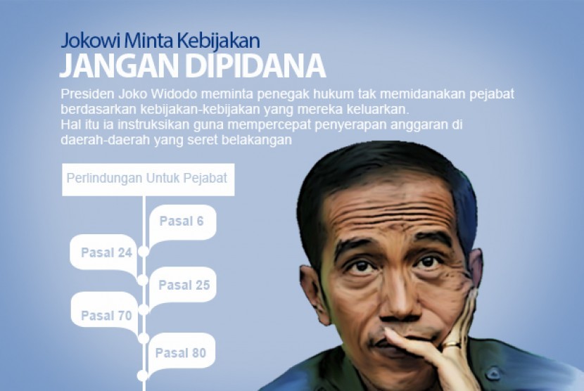 Jokowi Minta Kebijakan Jangan dipidana