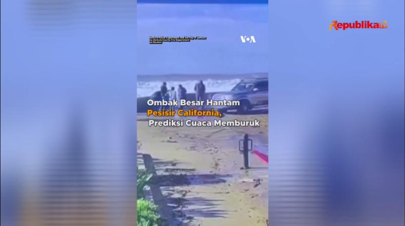 Ombak besar di pesisir California