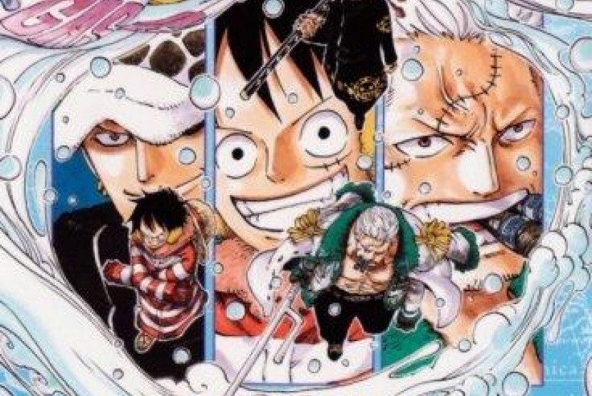One Piece menjadi salah satu manga dengan penjualan terbanyak.
