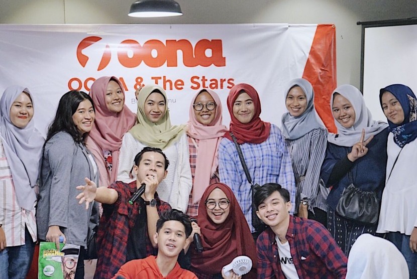  OONA & The Stars merupakan salah satu acara dari rangkaian promosi peluncuran OONA, aplikasi besutan Metranet 