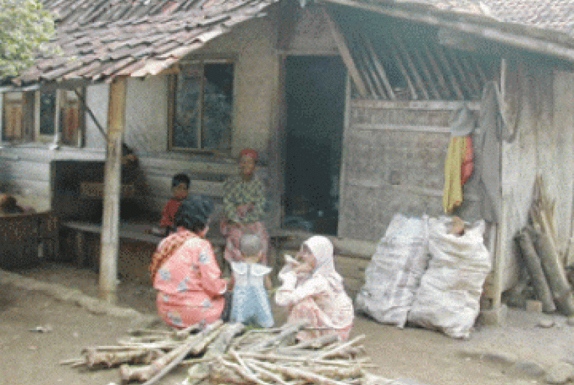 Kemiskinan dijadikan barang dagangan untuk mengeruk keuntungan. Foto orang miskin di negeri kaya (ilustrasi)