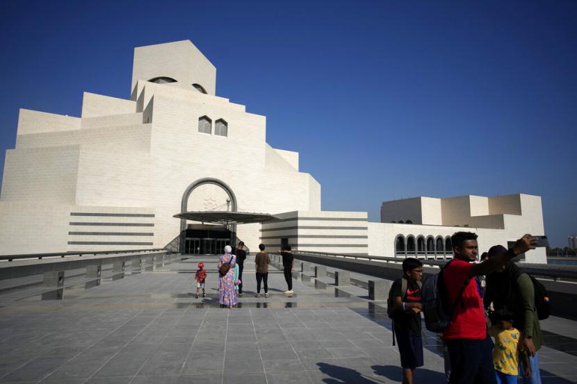  Museum Seni Islam di Doha, Qatar, Selasa, 22 November 2022. Museum of Islamic Art (MIA) atau Museum Seni Islam dibuka pada tahun 2008 dan sempat direnovasi khusus untuk menyambut perhelatan Piala Dunia 2022 yang berlangsung di Qatar.