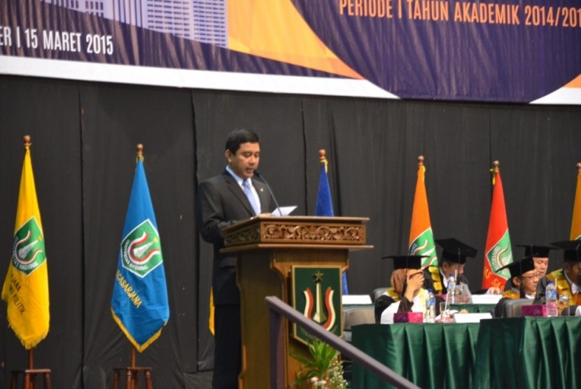 Orasi ilmiah Menteri Yuddy Chrisnandi di Wisuda Unas, ahad (15/3)