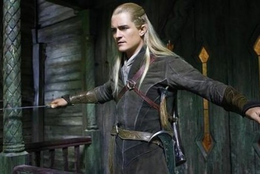 Orlando Bloom kembali mengisi perannya sebagai Legolas di --Lord of The Rings--dalam --The Hobbit: The Desolation of Smaug--