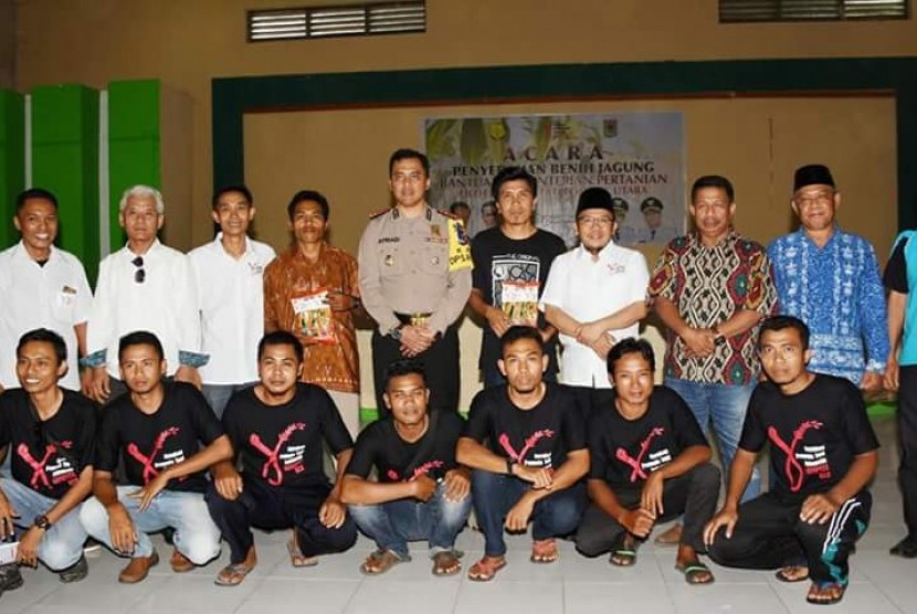 Ormas Gempita Lombok Utara memotivasi masyarakat untuk mekanisasi pertanian