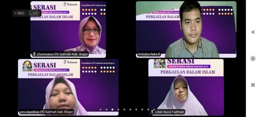Ormas Persaudaraan Muslimah (Salimah) Kabupaten Bogor kembali menggelar Sekolah Pranikah Salimah Indonesia (Serasi). 