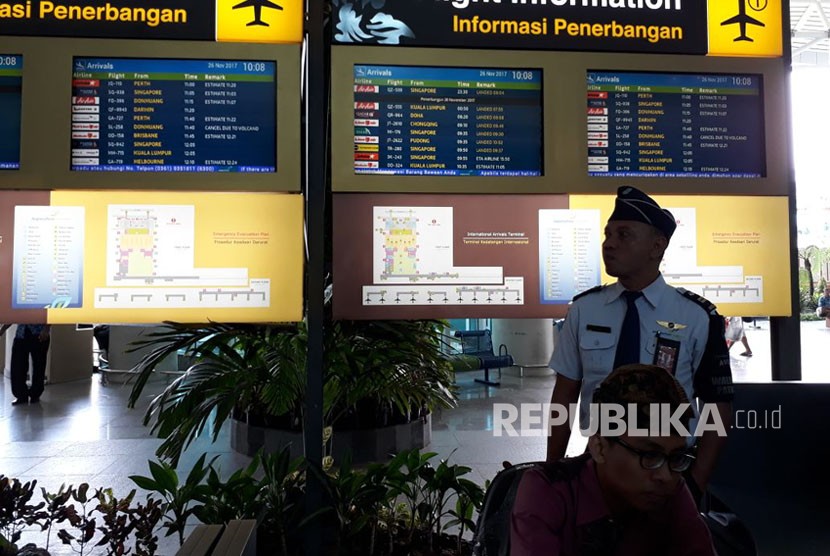 Suasana Bandara Internasional I Gusti Ngurah Rai. (ilustrasi)
